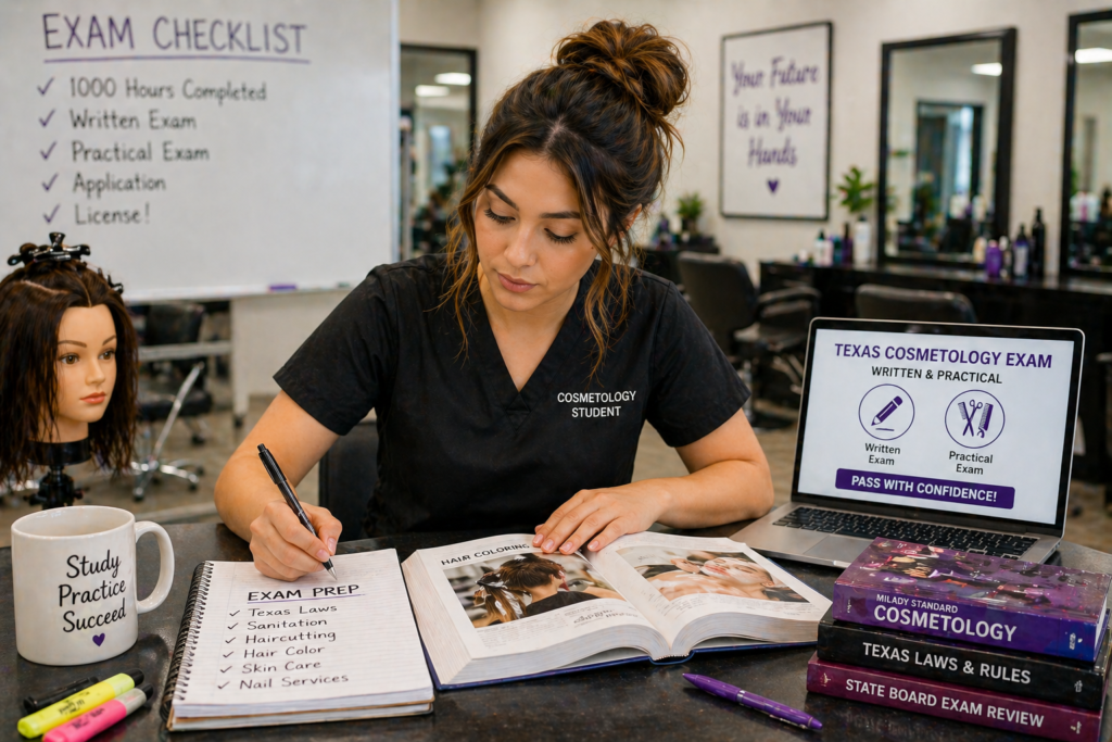 cosmetology license exam preparation texas student
