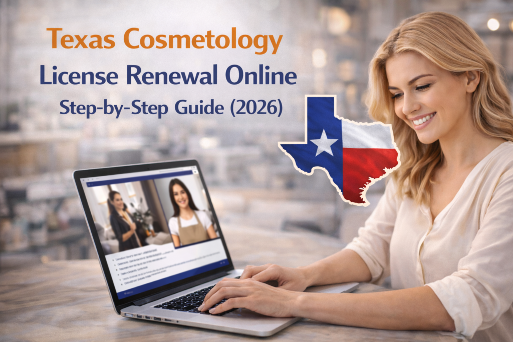 texas cosmetology license renewal online guide