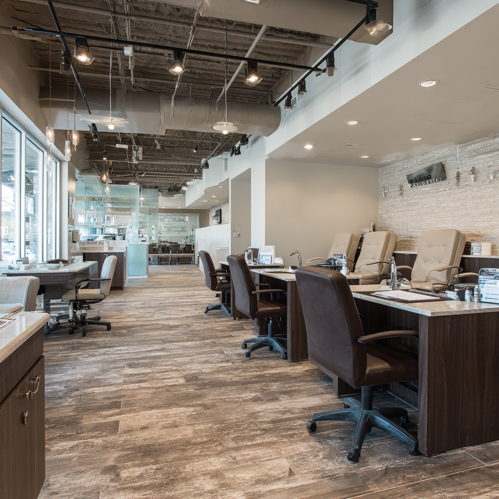 Texas nail salon reception area prepared for TDLR licensing