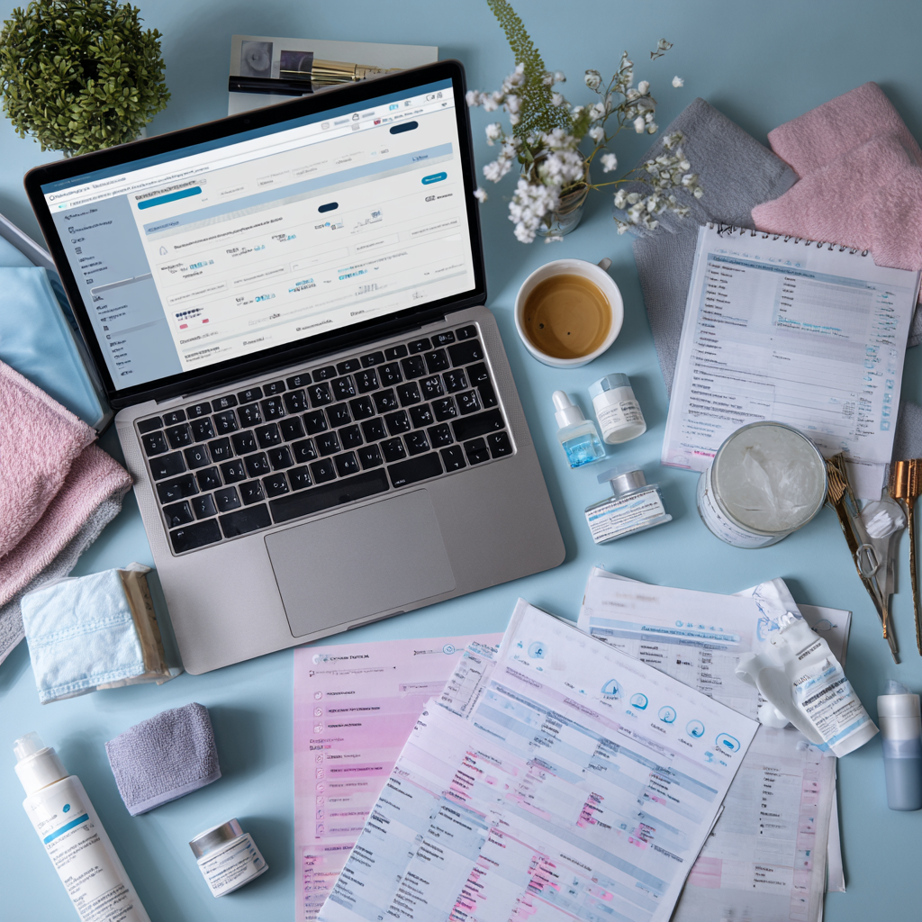 Texas esthetician license checklist with training hours and exam steps