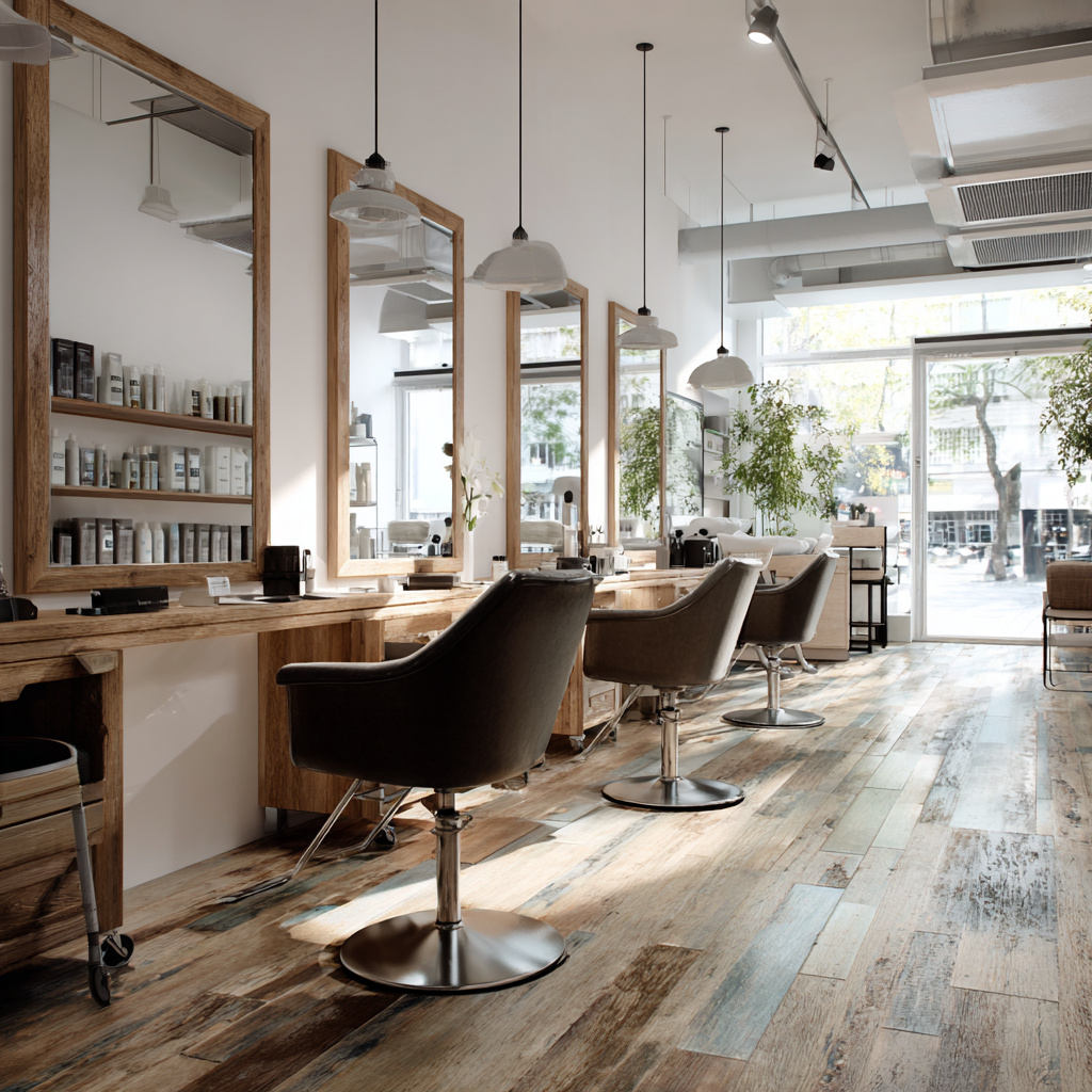 Modern Texas hair salon prepared for TDLR licensing requirements