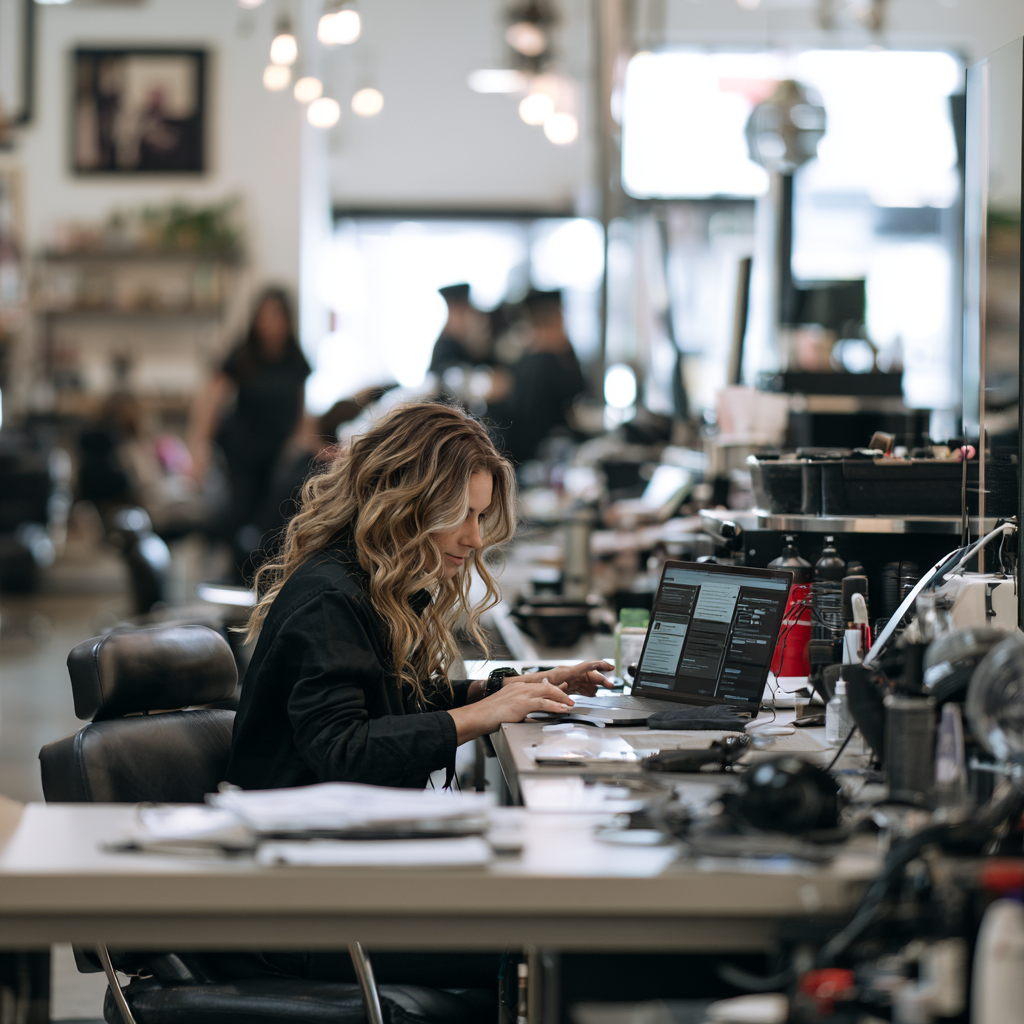 Texas cosmetology professional researching TDLR continuing education providers online